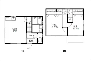 栃木県足利市福富町【一戸建】の間取り