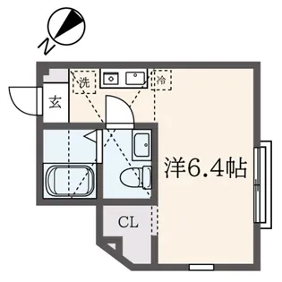 アルカディア横浜【2階】の間取り