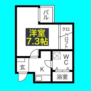 インフィニティ今池【3階】の間取り