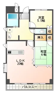 セラフィックビル【5階】の間取り