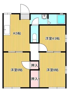 メゾンやまひこC 1階【1階】の間取り