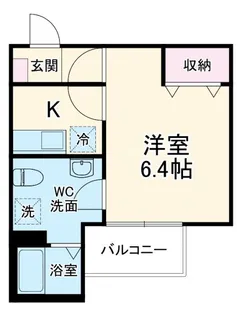 ベイルームアーバン海老名【1階】の間取り