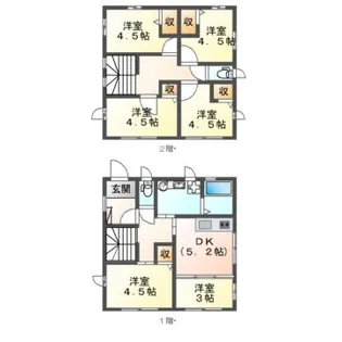 愛知県西春日井郡豊山町大字青山字東栄【一戸建】の間取り