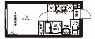 レピュア駒込レジデンス【4階】の間取り