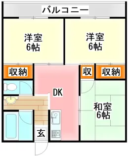 丸野ビル【4階】の間取り