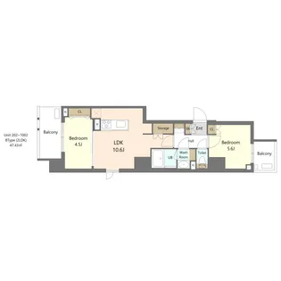 S-RESIDENCE浅草diverse【3階】の間取り