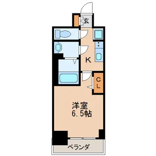 プレサンス広小路通 葵【5階】の間取り