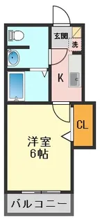 コーポロビン【2階】の間取り