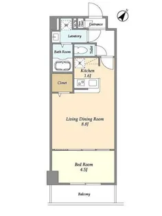 東京都板橋区南常盤台1【マンション】の間取り