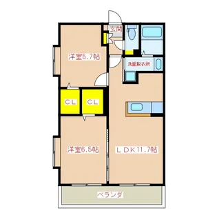 rianmisasagi【1階】の間取り