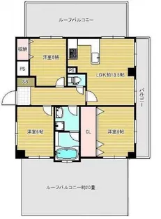 アンテノール【5階】の間取り