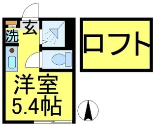 スマイラス新小岩【1階】の間取り