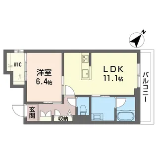 カームヴィル茅ケ崎【1階】の間取り