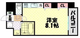 アコード中之島【5階】の間取り