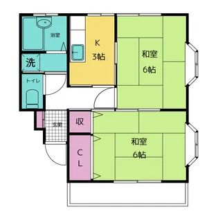 メゾン・ド・スリーエフ【1階】の間取り