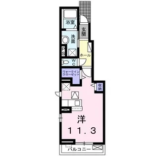ベルドミ-ル伍番館【1階】の間取り