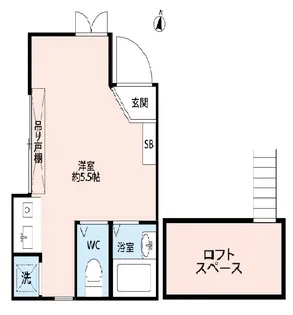 キャトル上板橋【2階】の間取り