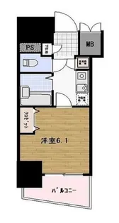 東京都渋谷区本町1【マンション】の間取り