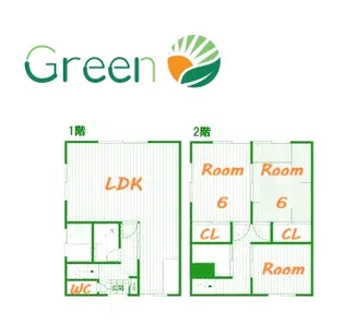 穂谷野コーポ【1階】の間取り