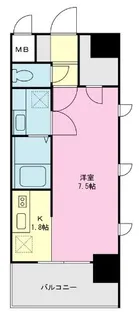 ウイングテラス京急川崎【2階】の間取り