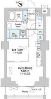 東京都杉並区阿佐谷北1【マンション】の間取り