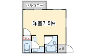 ライブスペース十三【3階】の間取り