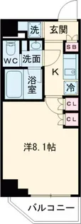 DIPS東十条駅前RESIDENCE【4階】の間取り