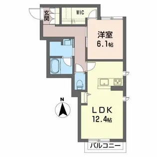 トレド桃見台【2階】の間取り