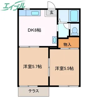 アネックス鈴木I【1階】の間取り