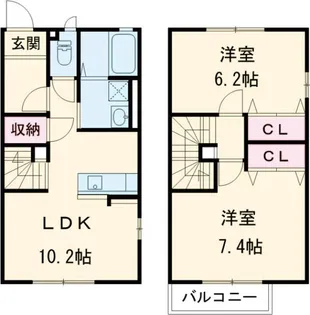 リレア学園南の間取り