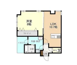 グランパセオ元今泉【2階】の間取り