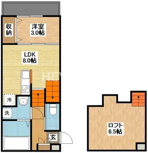 modern palazzo諫早Kai【1階】の間取り