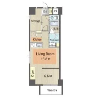 U・TOPIA TOWER【8階】の間取り