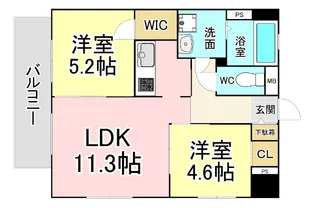 門司ポロニア弐番館【3階】の間取り