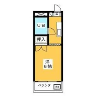 1Kの間取り画像