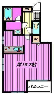 1Kの間取り画像