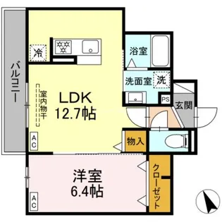 静岡県浜松市中央区鴨江2【アパート】の間取り