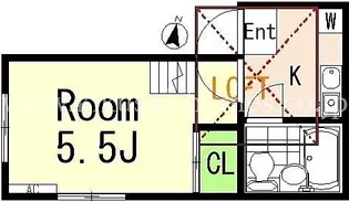 PMフラッツ笹塚【2階】の間取り