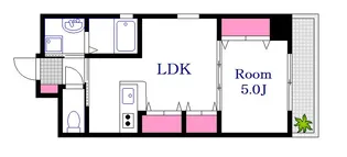 リーベングランツ平和大通り【11階】の間取り
