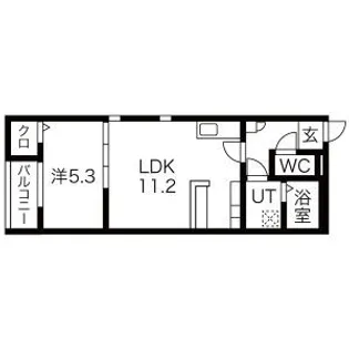 愛知県名古屋市熱田区大宝2【アパート】の間取り