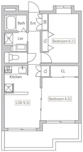 東京都日野市南平1【マンション】の間取り