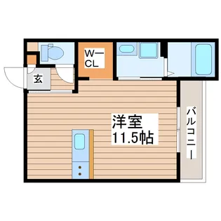 ファイゾニア向山WEST【2階】の間取り
