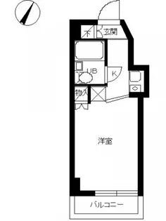 スカイコート子安【4階】の間取り