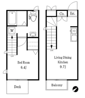 HALE TERRACE【2階】の間取り