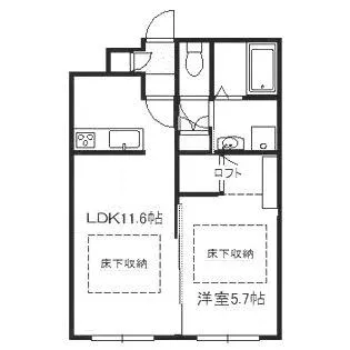 スカイガーデン【1階】の間取り