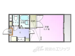エンゼルプラザ彦根後三条【5階】の間取り