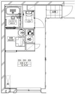 ミライズ滝野川レジデンス【2階】の間取り