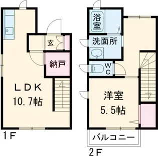 ドムス・ヒルズ J館の間取り