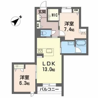 Felice【3階】の間取り