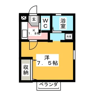 GLEE HOUSE【1階】の間取り